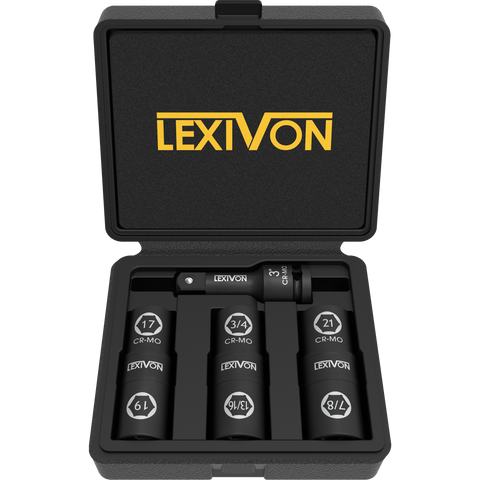 LEXIVON [2-Pack] Set d'adaptateurs de douilles à impact, embout d